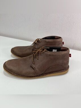 Oliberte Adibo Men  44/11 Brown Chukka Boots Smooth Leather Africa Casual Preppy